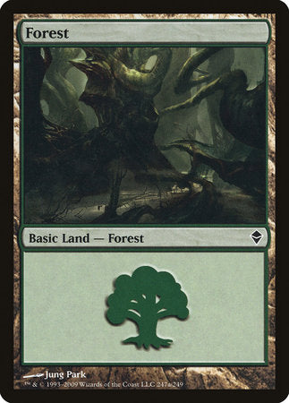 Forest (247a) [Zendikar] | Exor Games New Glasgow