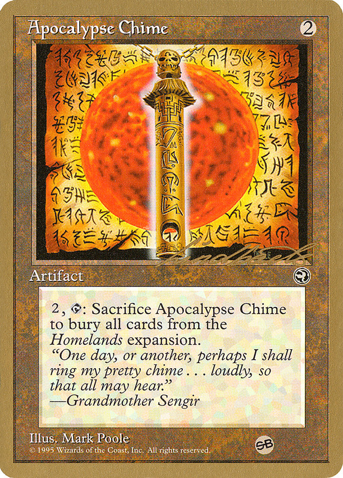 Apocalypse Chime (Leon Lindback) (SB) [Pro Tour Collector Set] | Exor Games New Glasgow