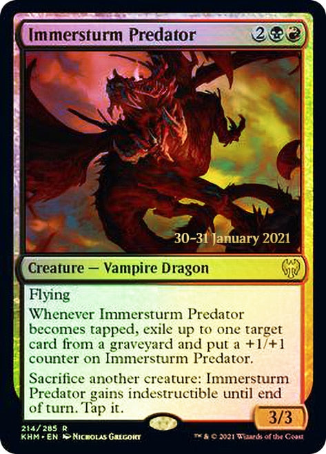 Immersturm Predator  [Kaldheim Prerelease Promos] | Exor Games New Glasgow