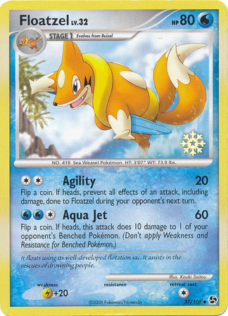 Floatzel (37/106) [Countdown Calendar Promos] | Exor Games New Glasgow