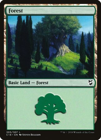 Forest (305) [Commander 2018] | Exor Games New Glasgow