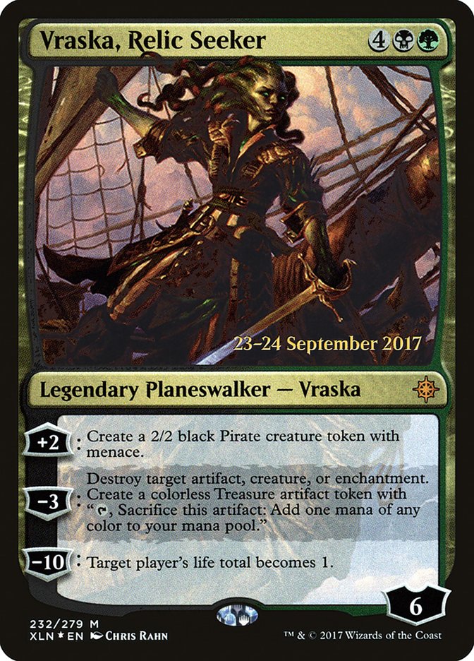 Vraska, Relic Seeker  [Ixalan Prerelease Promos] | Exor Games New Glasgow