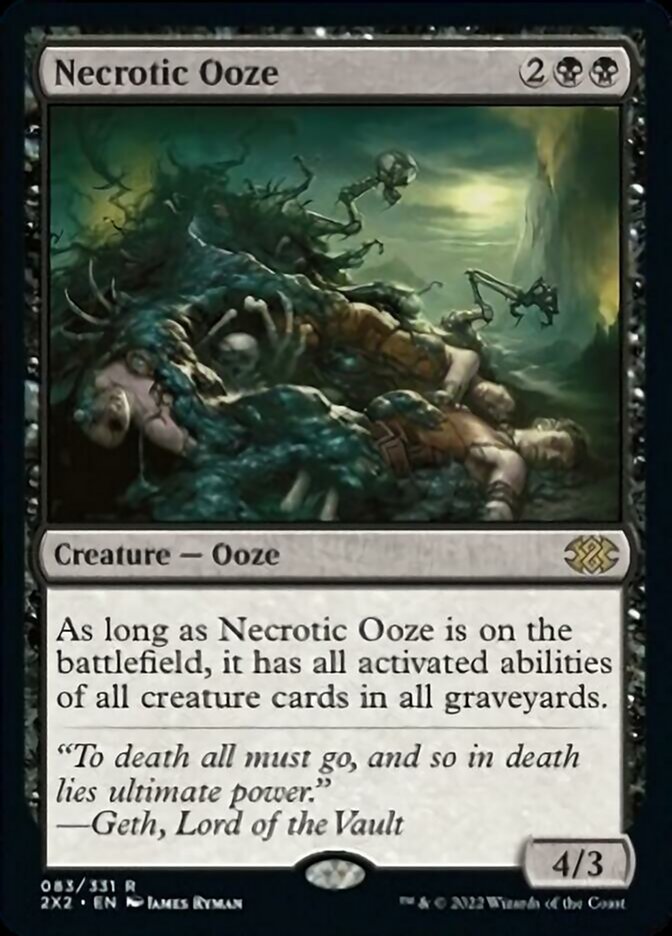 Necrotic Ooze [Double Masters 2022] | Exor Games New Glasgow