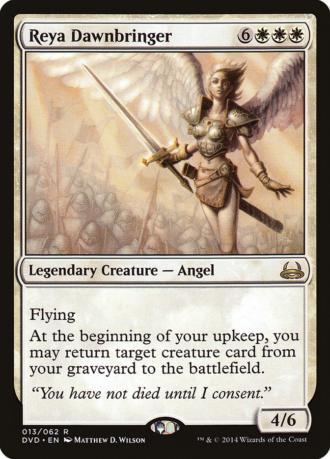 Reya Dawnbringer (Divine vs. Demonic) [Duel Decks Anthology] | Exor Games New Glasgow