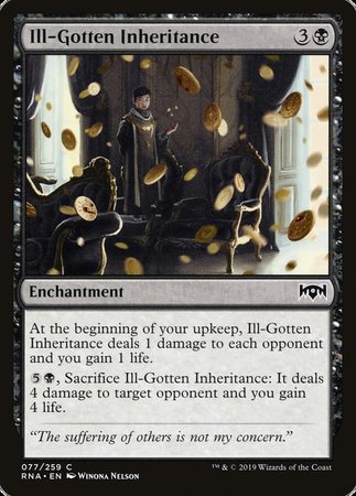 Ill-Gotten Inheritance [Ravnica Allegiance] | Exor Games New Glasgow