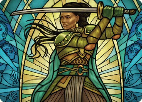 Shanna, Purifying Blade Art Card 2 [Dominaria United Art Series] | Exor Games New Glasgow