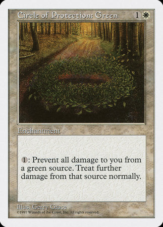 Circle of Protection: Green [Fifth Edition] | Exor Games New Glasgow