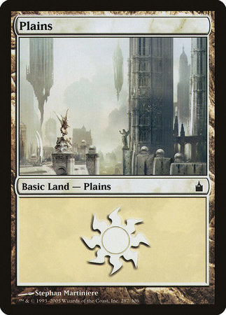 Plains (287) [Ravnica: City of Guilds] | Exor Games New Glasgow