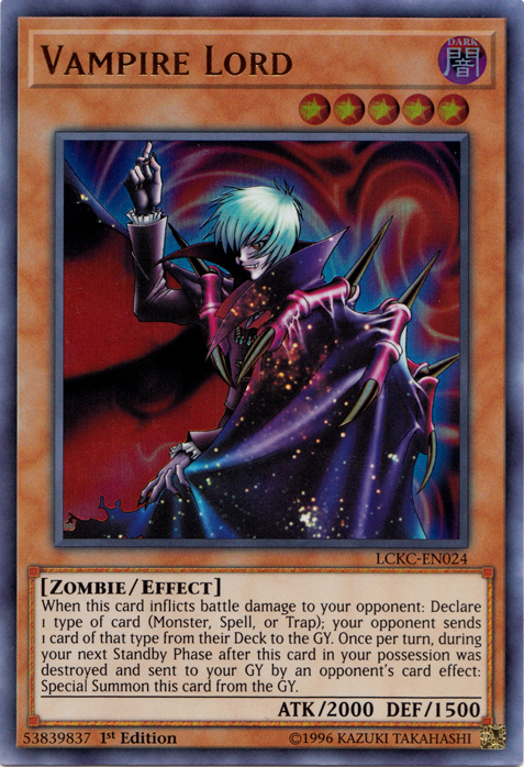 Vampire Lord [LCKC-EN024] Ultra Rare | Exor Games New Glasgow