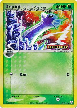 Dratini (46/101) (Delta Species) (Stamped) [EX: Dragon Frontiers] | Exor Games New Glasgow