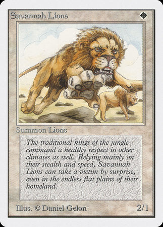 Savannah Lions [Unlimited Edition] | Exor Games New Glasgow