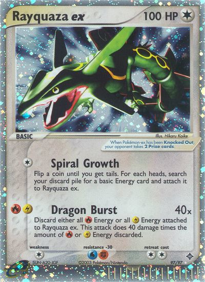 Rayquaza ex (97/97) [EX: Dragon] | Exor Games New Glasgow