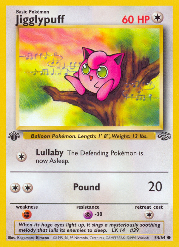 Jigglypuff (54/64) [Jungle 1st Edition] | Exor Games New Glasgow