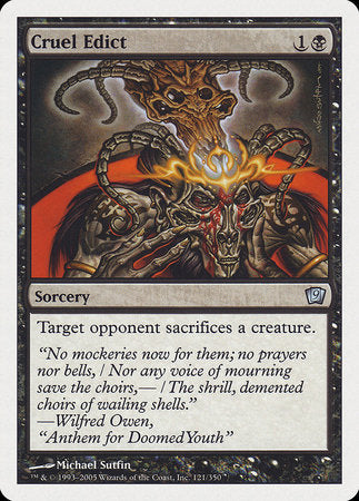 Cruel Edict [Ninth Edition] | Exor Games New Glasgow