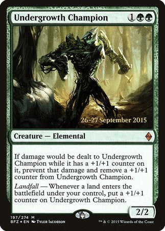 Undergrowth Champion [Battle for Zendikar Promos] | Exor Games New Glasgow