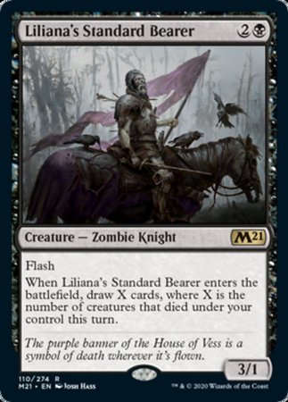 Liliana's Standard Bearer [Core Set 2021] | Exor Games New Glasgow