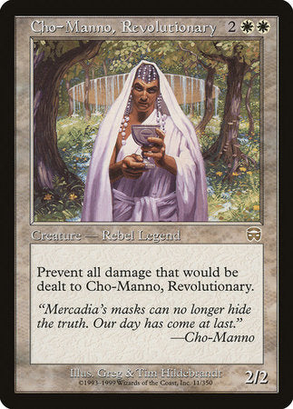 Cho-Manno, Revolutionary [Mercadian Masques] | Exor Games New Glasgow