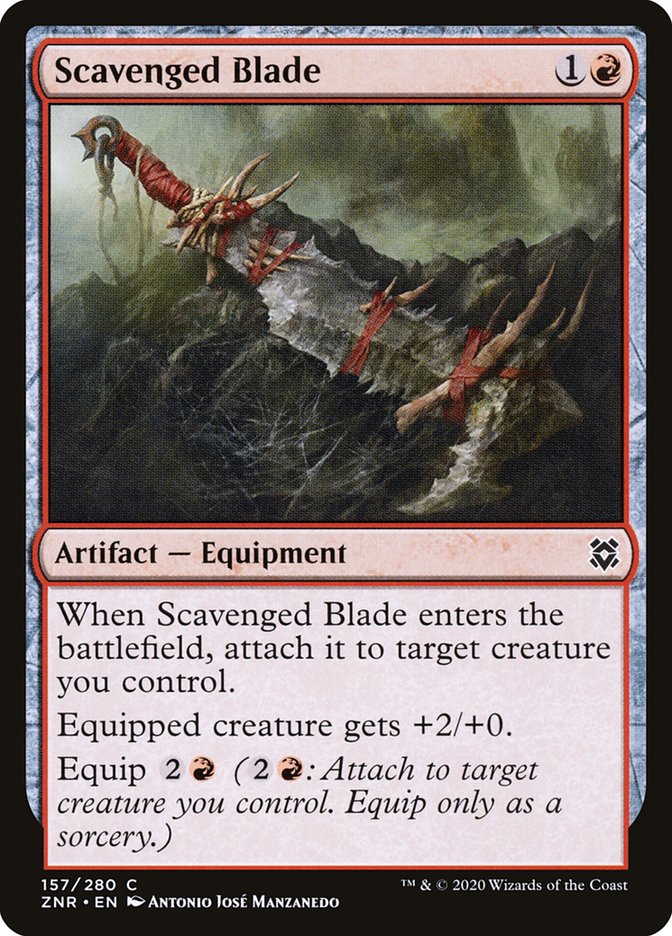 Scavenged Blade [Zendikar Rising] | Exor Games New Glasgow