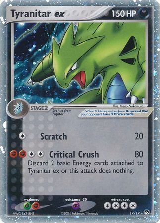 Tyranitar ex (17/17) (Holo) [POP Series 1] | Exor Games New Glasgow