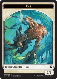 Cat // Soldier Double-sided Token [Commander 2018 Tokens] | Exor Games New Glasgow