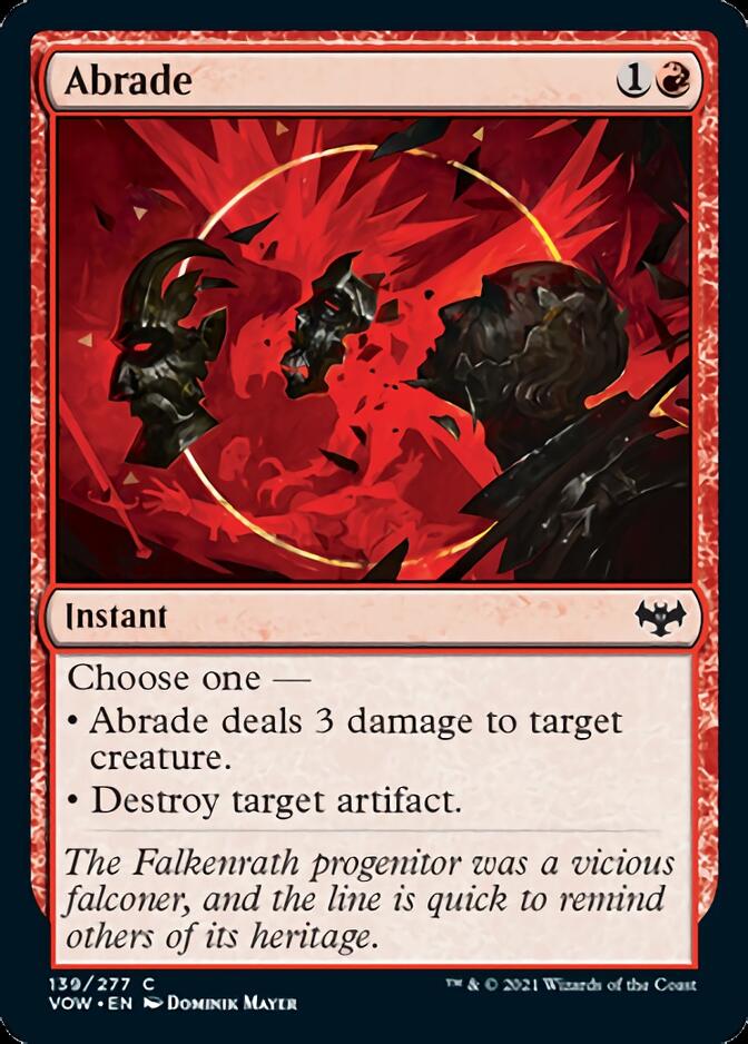 Abrade [Innistrad: Crimson Vow] | Exor Games New Glasgow