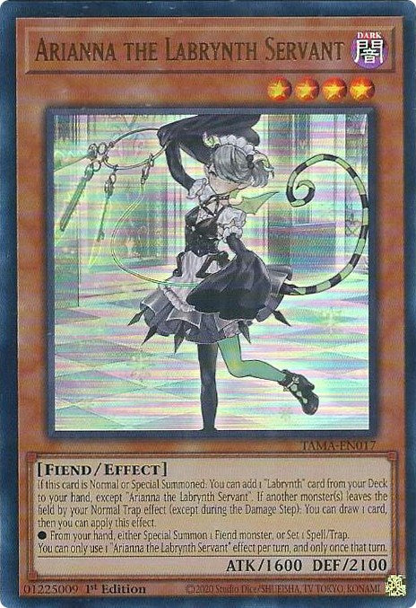 Arianna the Labrynth Servant [TAMA-EN017] Ultra Rare | Exor Games New Glasgow