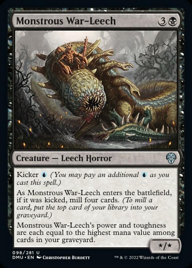 Monstrous War-Leech [Dominaria United] | Exor Games New Glasgow