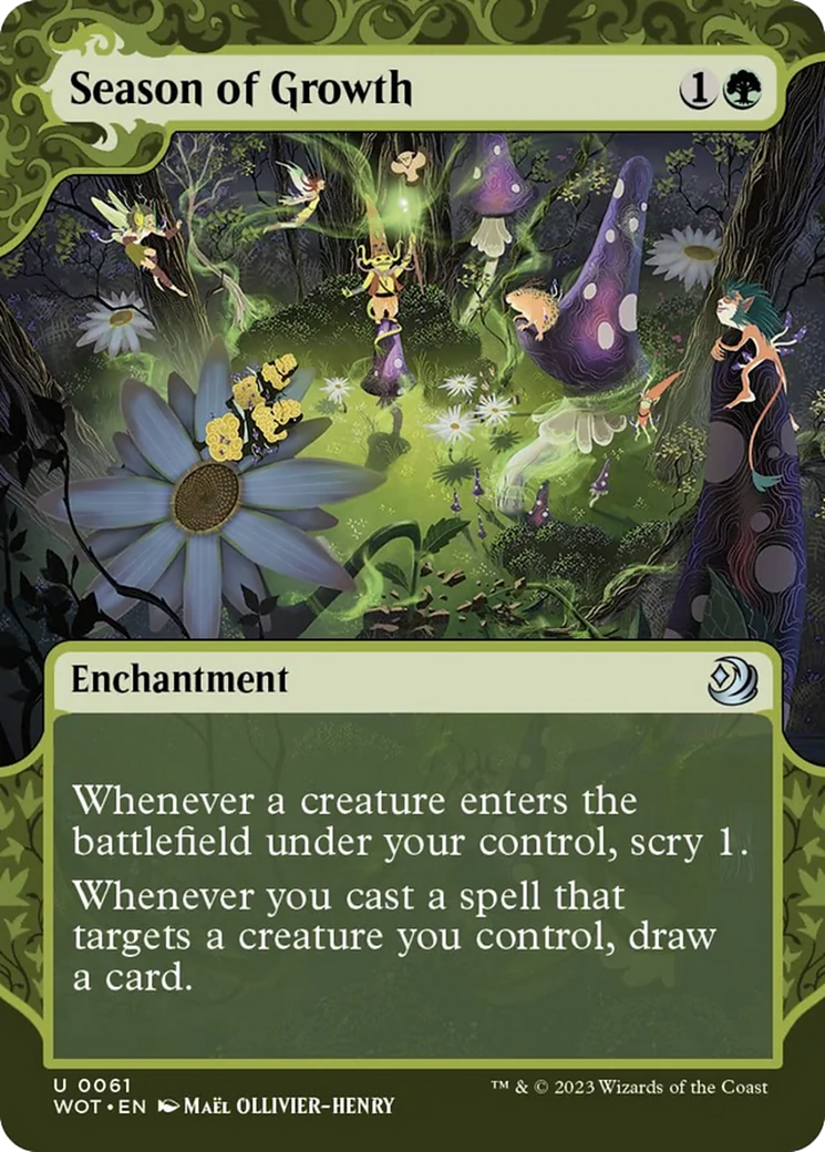 Season of Growth [Wilds of Eldraine: Enchanting Tales] | Exor Games New Glasgow