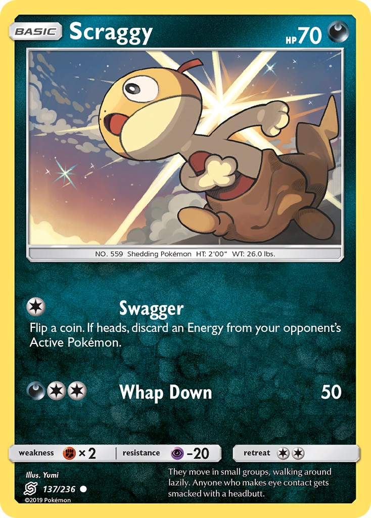 Scraggy (137/236) [Sun & Moon: Unified Minds] | Exor Games New Glasgow