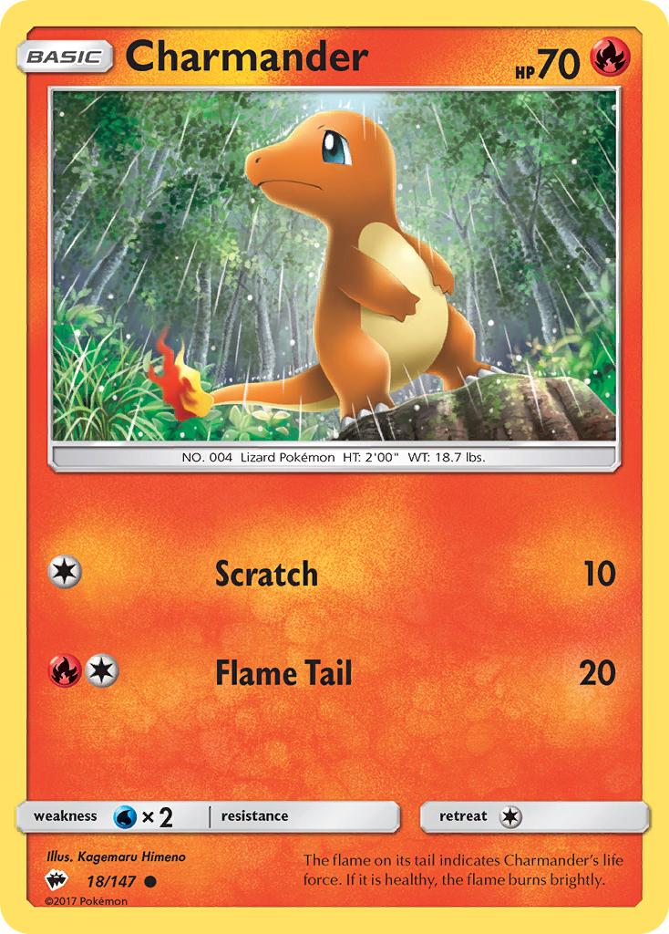 Charmander (18/147) [Sun & Moon: Burning Shadows] | Exor Games New Glasgow