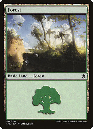 Forest (266) [Khans of Tarkir] | Exor Games New Glasgow