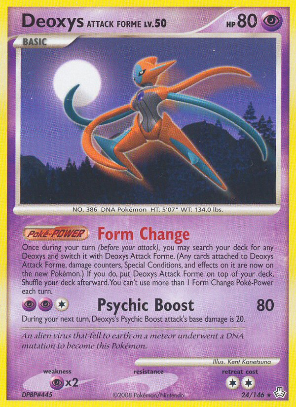 Deoxys Attack Forme (24/146) [Diamond & Pearl: Legends Awakened] | Exor Games New Glasgow