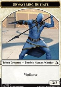 Unwavering Initiate // Wurm Token [Amonkhet Tokens] | Exor Games New Glasgow