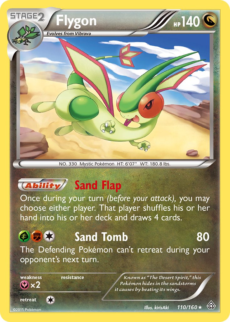 Flygon (110/160) (Cosmos Holo) (Blister Exclusive) [XY: Primal Clash] | Exor Games New Glasgow