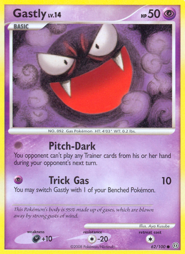 Gastly (62/100) [Diamond & Pearl: Stormfront] | Exor Games New Glasgow