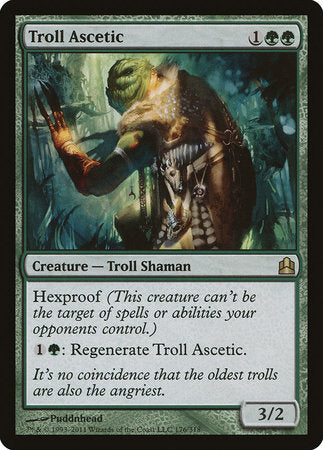 Troll Ascetic [Commander 2011] | Exor Games New Glasgow