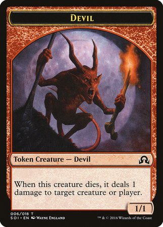 Devil Token [Shadows over Innistrad Tokens] | Exor Games New Glasgow