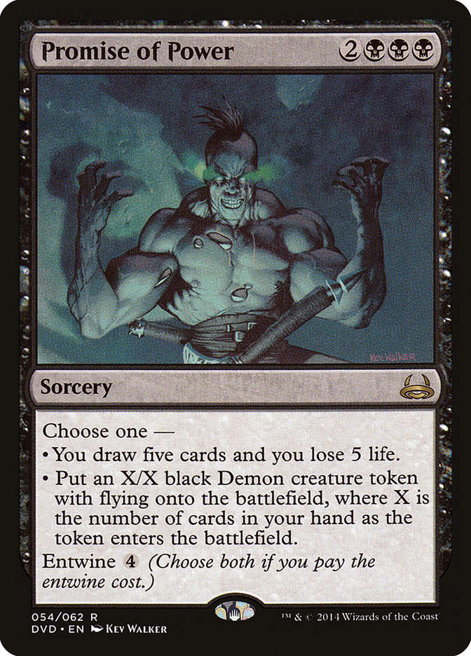 Promise of Power (Divine vs. Demonic) [Duel Decks Anthology] | Exor Games New Glasgow