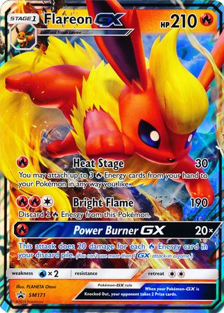 Flareon GX (SM171) (Jumbo Card) [Sun & Moon: Black Star Promos] | Exor Games New Glasgow