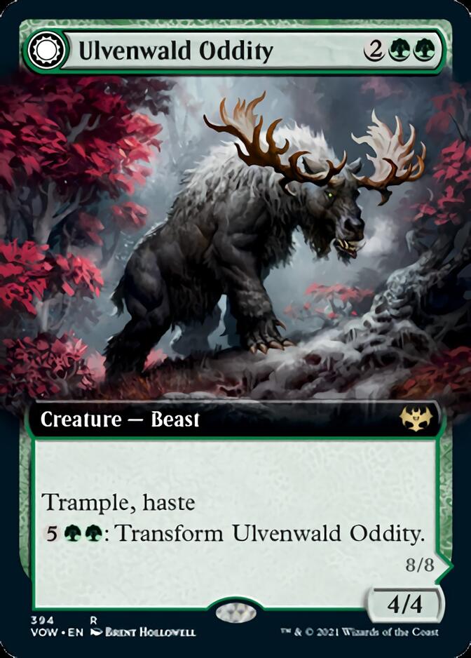 Ulvenwald Oddity // Ulvenwald Behemoth (Extended) [Innistrad: Crimson Vow] | Exor Games New Glasgow