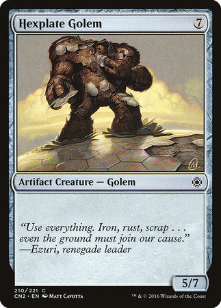 Hexplate Golem [Conspiracy: Take the Crown] | Exor Games New Glasgow