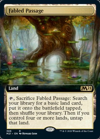 Fabled Passage (Extended Art) [Core Set 2021] | Exor Games New Glasgow