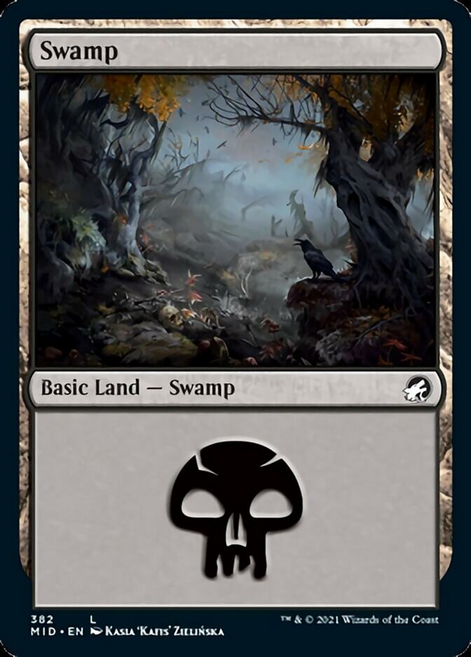 Swamp (382) [Innistrad: Midnight Hunt] | Exor Games New Glasgow