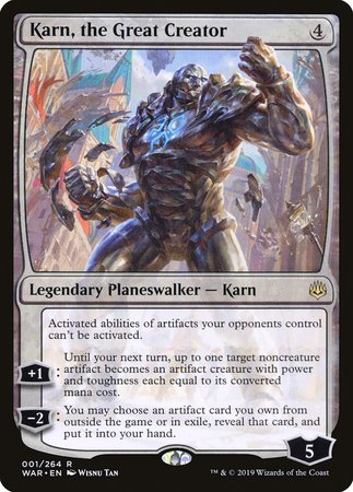 Karn, the Great Creator [War of the Spark] | Exor Games New Glasgow