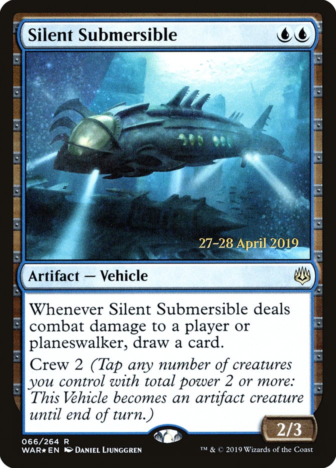 Silent Submersible  [War of the Spark Prerelease Promos] | Exor Games New Glasgow