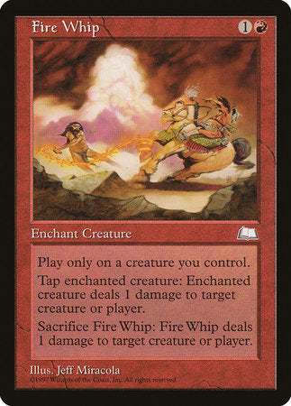 Fire Whip [Weatherlight] | Exor Games New Glasgow