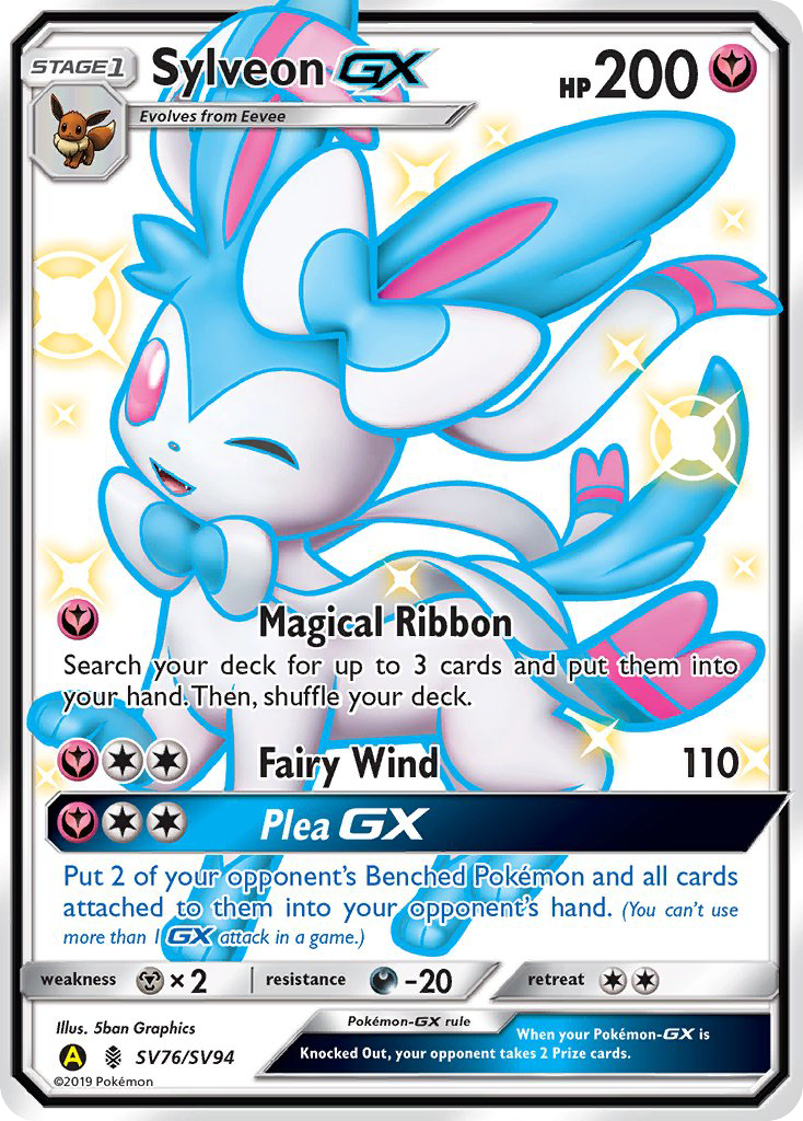 Sylveon GX (SV76/SV94) [Sun & Moon: Hidden Fates - Shiny Vault] | Exor Games New Glasgow