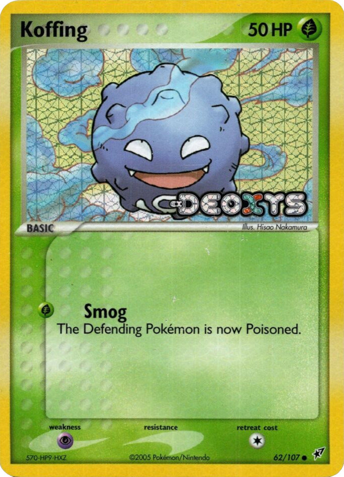 Koffing (62/107) (Stamped) [EX: Deoxys] | Exor Games New Glasgow