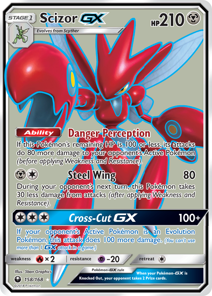 Scizor GX (158/168) [Sun & Moon: Celestial Storm] | Exor Games New Glasgow