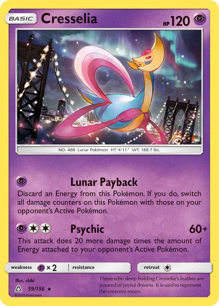 Cresselia (59/156) [Sun & Moon: Ultra Prism] | Exor Games New Glasgow